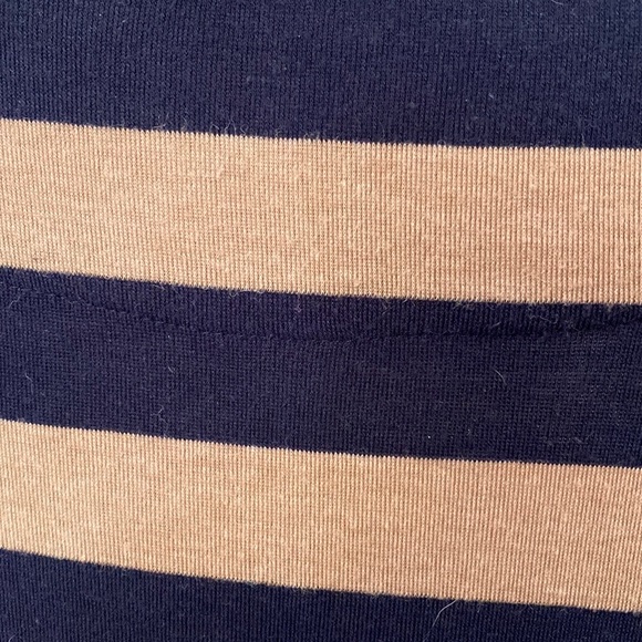 Yumi size US 6/8 purple and taupe striped dress - Picture 4 of 6